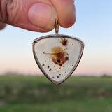 Dendritic Agate Cameo Necklace