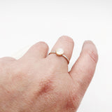 Dainty Moonstone Ring Stackers
