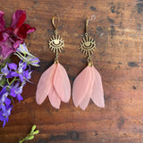 Eye Feather Earrings