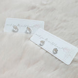 Herkimer Diamond Studs