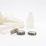 Sterling Fused Chaos Rings
