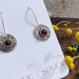 Rhodolite Garnet Earrings