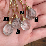 Rutilated Quartz Necklace