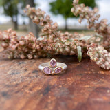 Golden Flower Spinel Ring