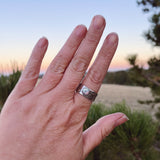 Reticulated Labradorite Necklace & Ring